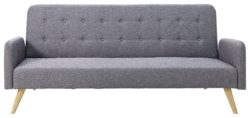Home - Marseille - 2 Seater Fabric - Sofa Bed - Grey
